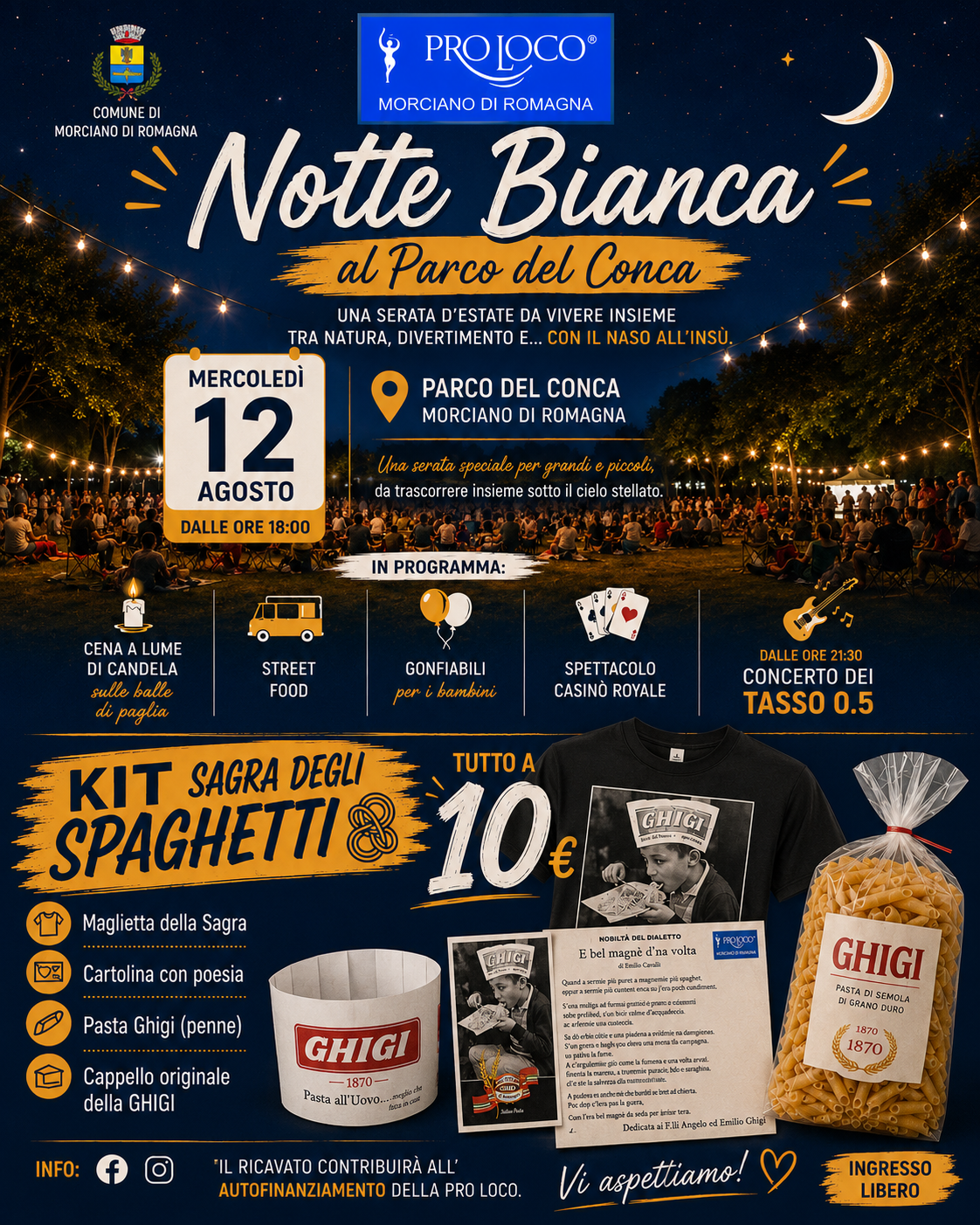 ✨ Notte Bianca al Parco del Conca 2026✨