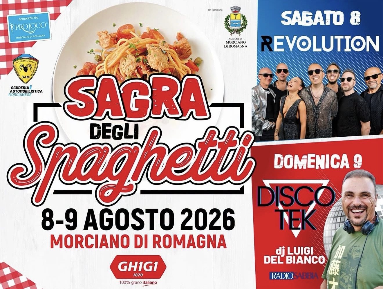 SAGRA DEGLI SPAGHETTI 2026 | 39° EDIZIONE