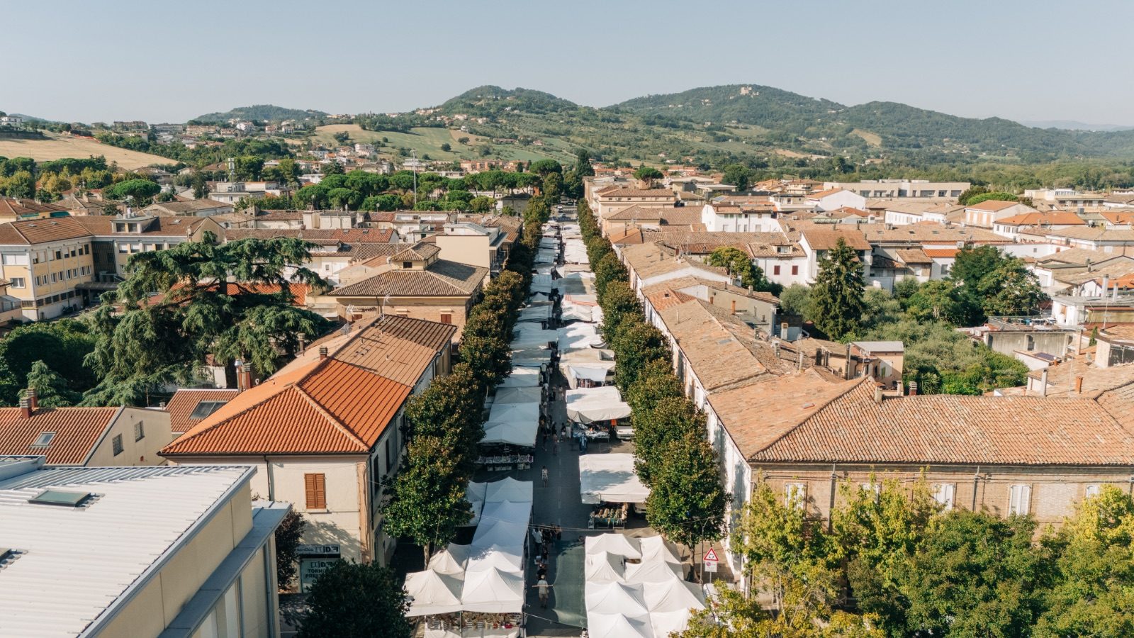 Mercato del giovedì a Morciano di Romagna